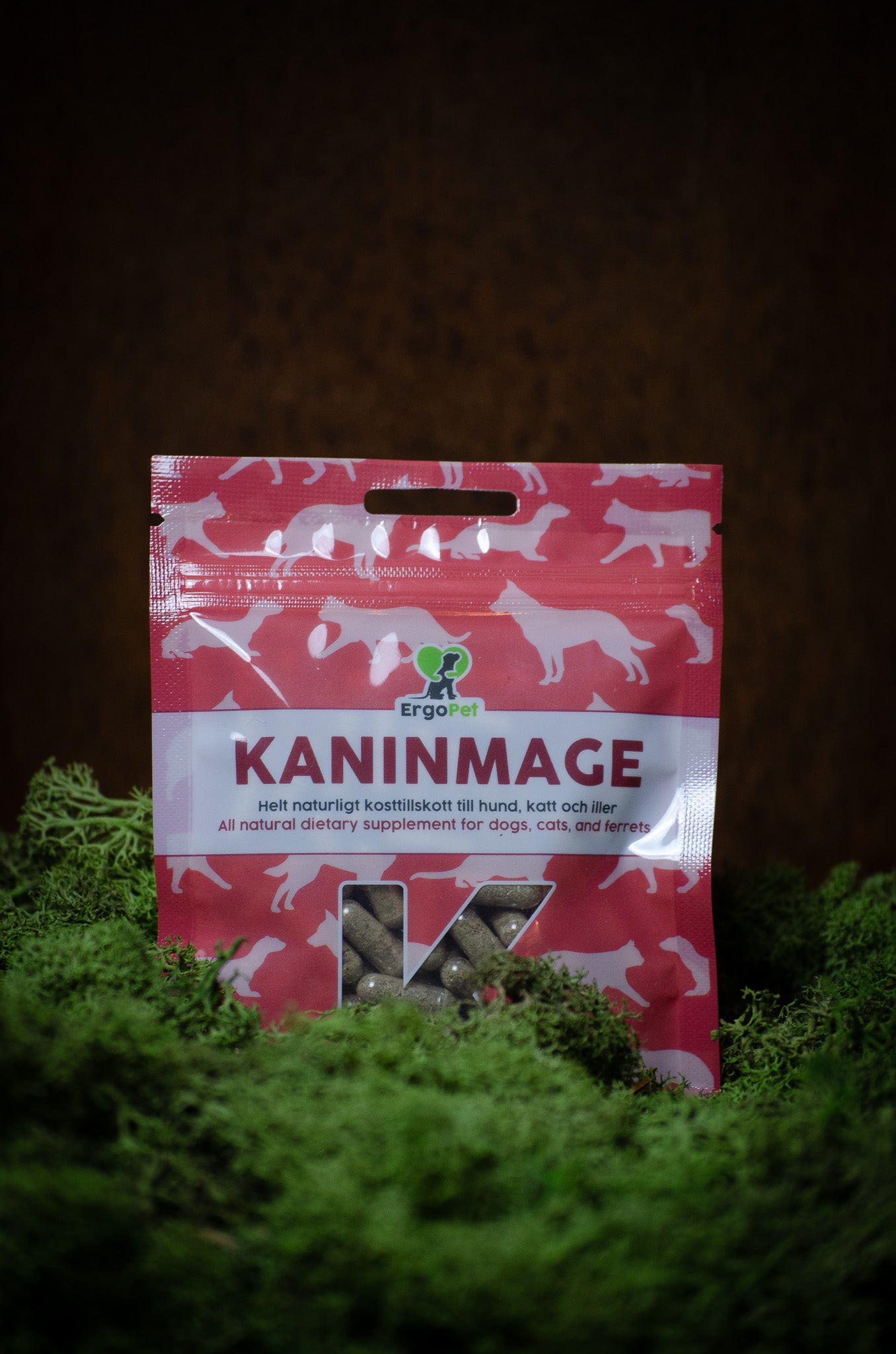 Kaninmage i kapsel – naturligt stöd för mage & tarm hos hund