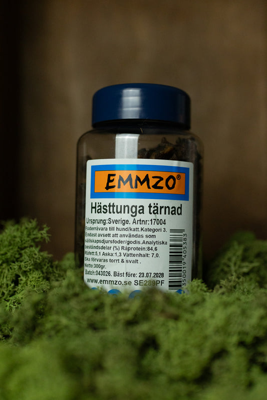 Tärnad hästtunga – krispigt & proteinrikt hundgodis