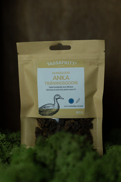 Tassafritt Belöningsgodis – 100 % Anka i perfekt träningsstorlek