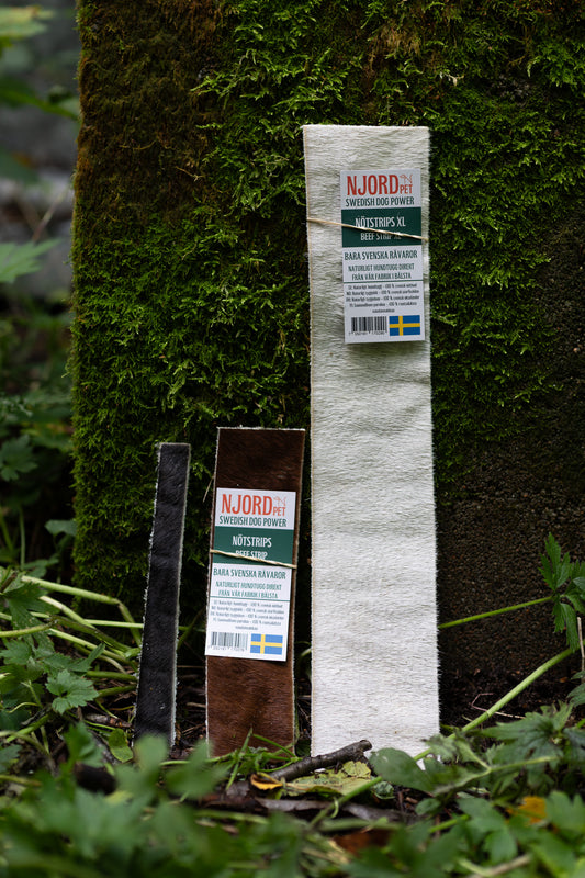 Njords Nötstrips – Naturligt hundgodis med extra tuggkänsla