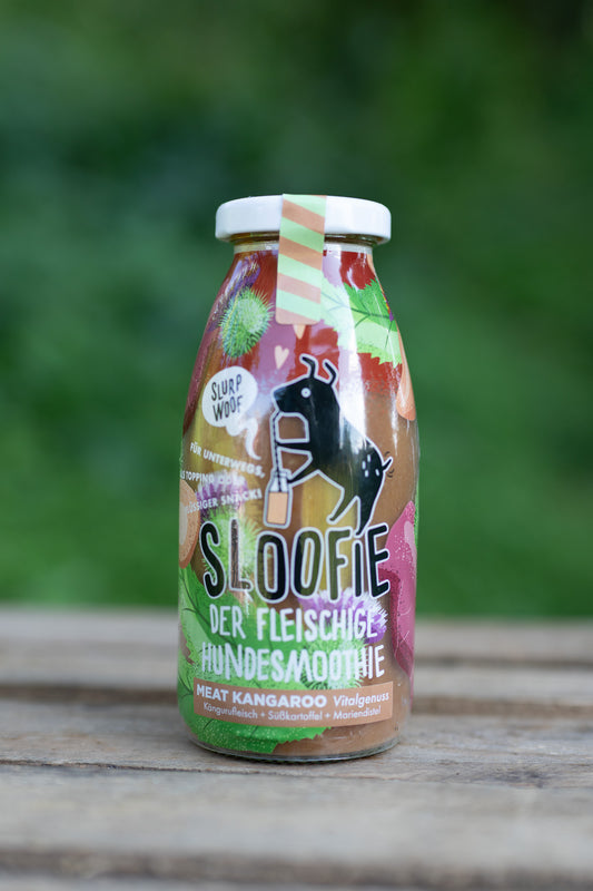 Sloofie – Känguru & sötpotatis för känsliga magar och pigga svansar