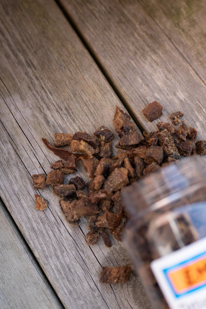 Torkad Oxtunga – Naturligt Hundgodis med Extra Crunch