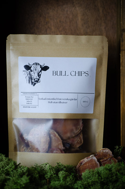 Bullchips – krispiga, naturliga snacks