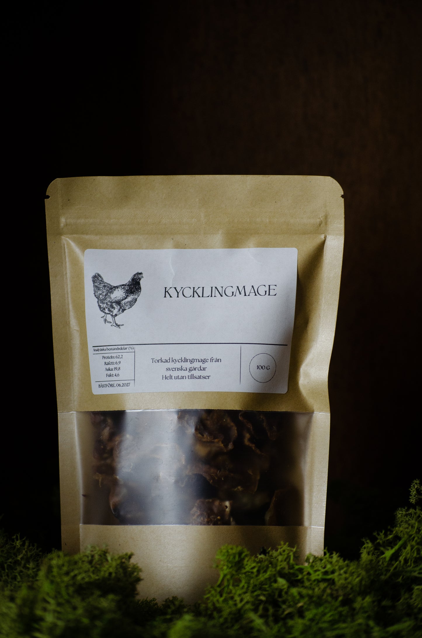 Kycklingmage – smakrikt, svenskt och naturligt hundgodis