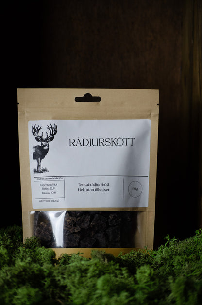 Tärnat rådjurskött – naturligt, smakrikt och proteinrikt hundgodis