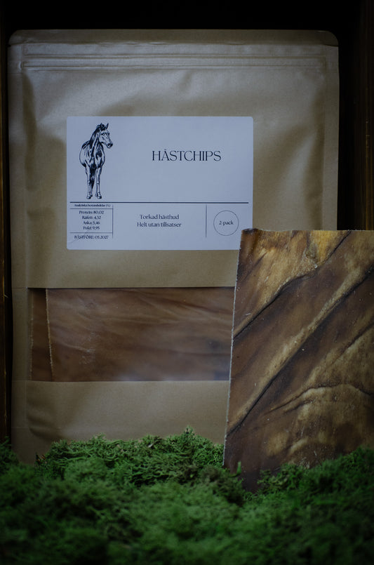 Hästchips – naturligt och proteinrikt tugg