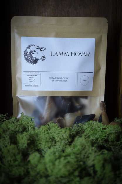 Lammhovar – hårt, naturligt tugg för hundar som vill jobba länge