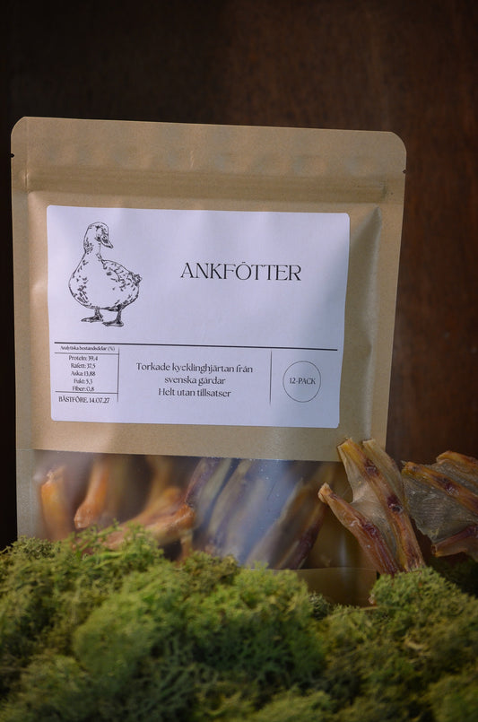 Ankfötter – Smakrikt och naturligt tugg för lyckliga hundar