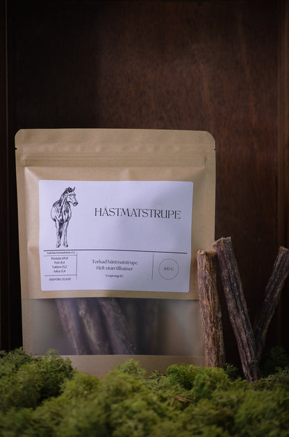 Hästmatstrupe– proteinrikt mellanmål för känsliga hundar