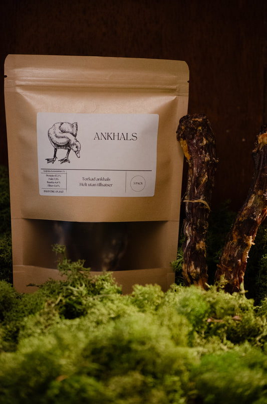 Torkad Ankhals – Krispigt & Smakrikt Hundsnacks