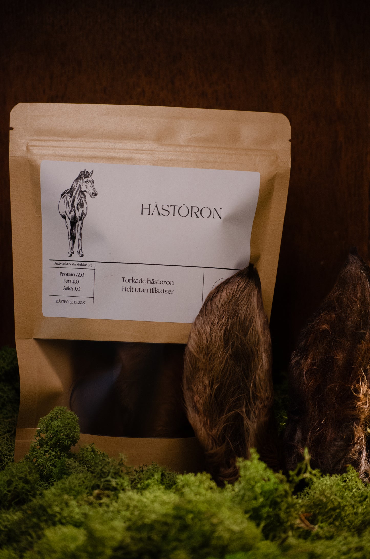 Torkade Hästöron – Naturligt & Skonsamt Hundgodis