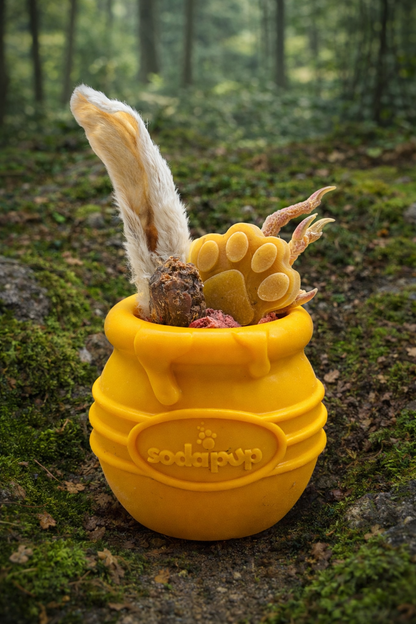 Honey Pot – den EXTREMT tåliga leksaken för färskfoder, berikning och långvarig aktivering.