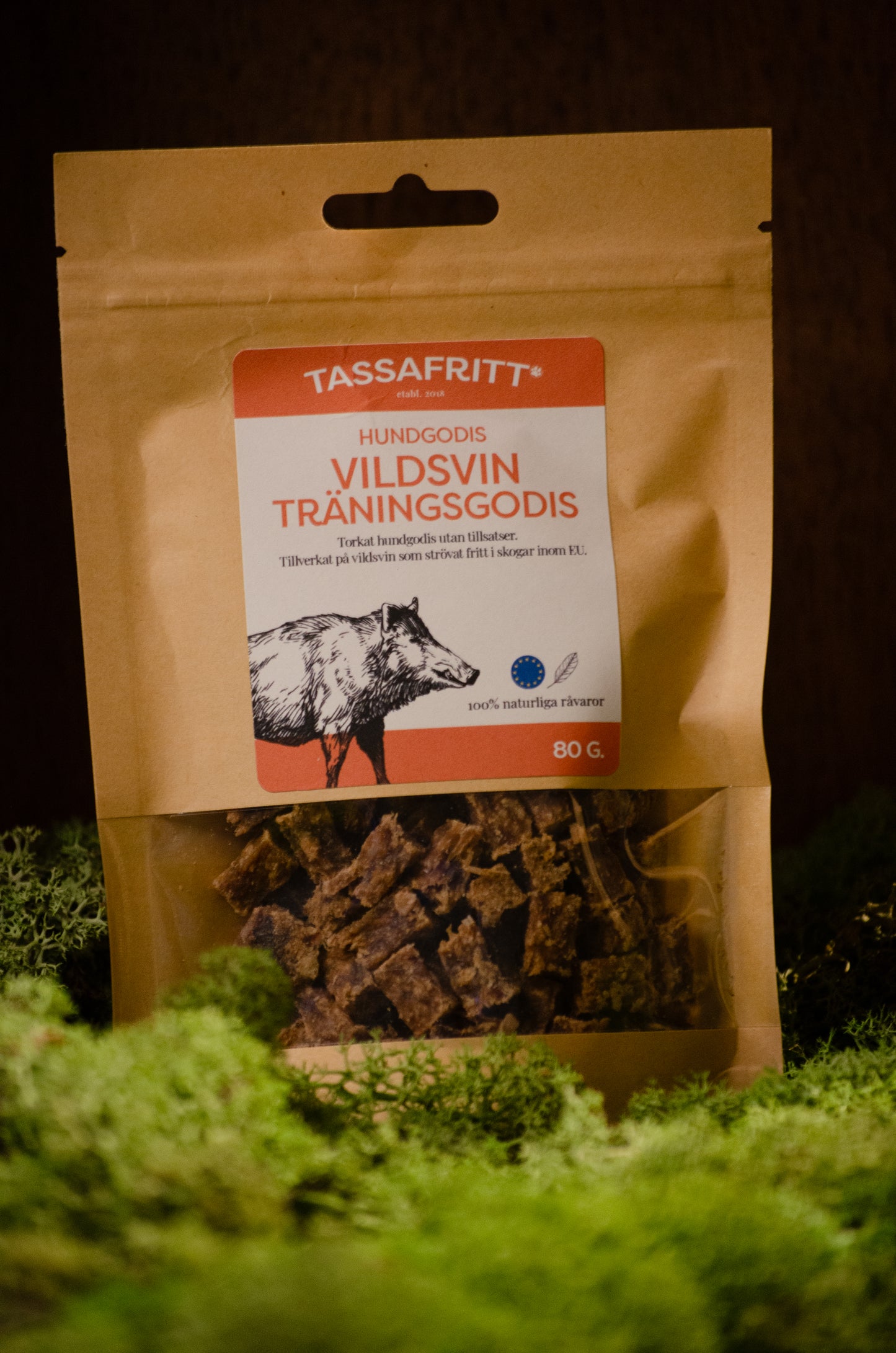 Tassafritt Belöningsgodis Vildsvin – Vilt godis med naturlig kraft