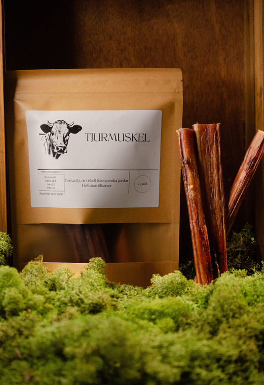 Tjurmuskel – Långvarigt och smakrikt tugg för alla hundar